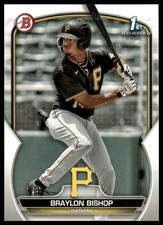 2023 Bowman #BP-90 Braylon Bishop Prospects Pittsburgh Pirates NM+