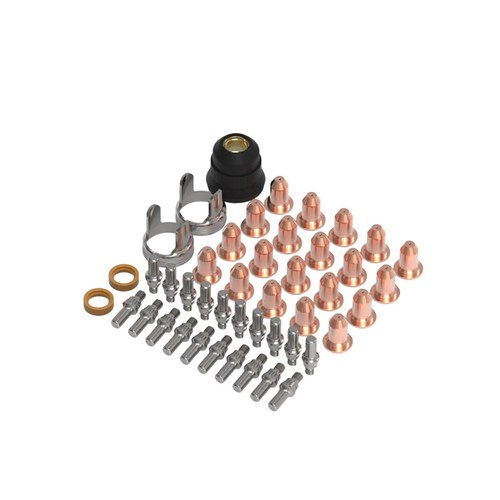 IPT40 45pcs Elettrodo punta torcia taglio plasma materiali di consumo per YESWELDER CUT65n1 - Foto 8 di 10