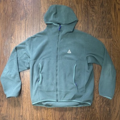 Nike ACG Wolf Tree Full-Zip Polartec Fleece Hoodie Mens large | eBay
