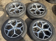 GENUINE BMW X1 X2 F39 F48 18” ALLOY WHEELS WITH TYRES 6856070  225/50R18