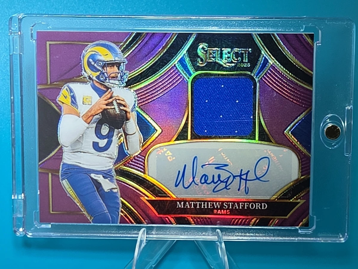 Matthew Stafford Autographed Football Sports Trading Cards