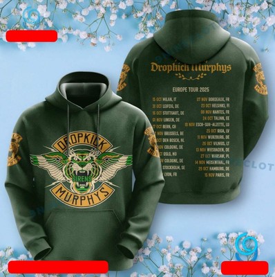 Dropkick Murphys Tiger Sirens Europe Tour 2025 3D Hoodie Good New