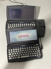 VINTAGE COMPAQ 2930a 2010c PDA POCKET PC WINDOWS CE w/Dock STYLUS LOT 2