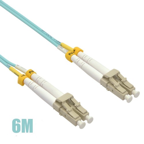 0.5m-20m LC-UPC to LC-UPC OM4 50/125 MultiMode Duplex OFNR Fiber Optic Cable Lot - 第 8/14 張圖片