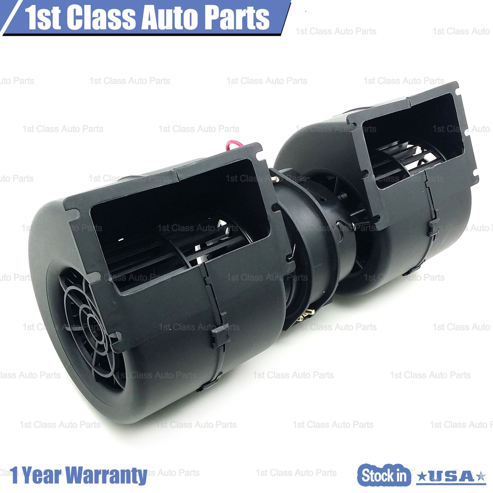 HVAC Heater Blower Motor W/ Cage fit Car Front Double Shaft 008A4502