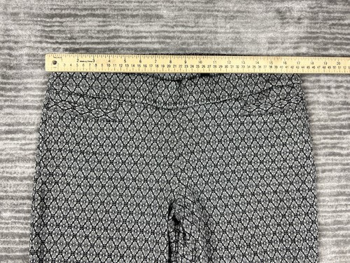 Briggs Pants Womens 14P Gray Patterned Pull On Stretch Rayon Blend - Picture 4 of 12