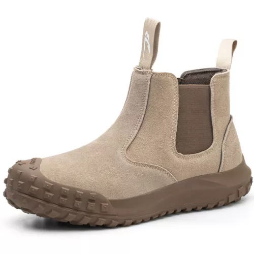 Safety Work Steel Toe BootsMen Cow Suede Welding Shoes Slip-on Lightweight - Picture 14 of 36