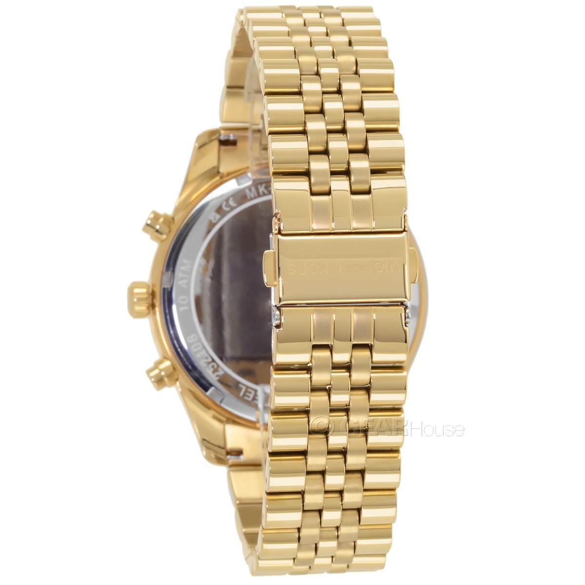 Michael Kors Lexington Mens Glitz Watch, Pave Crystal Dial