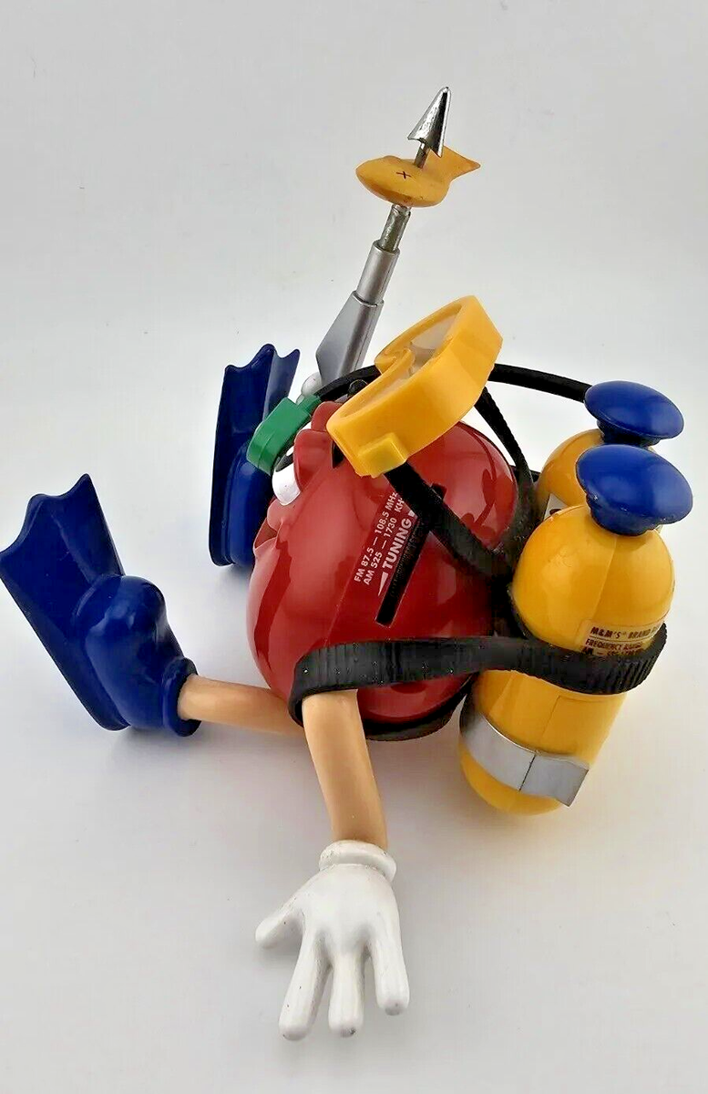 ラジオ(m&m's) M & M M&M's Red Character Scuba Diver Am/Fm Radio