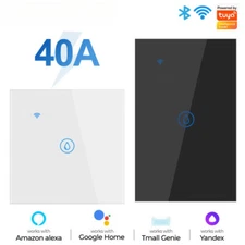 40A Tuya Smart Wifi Switch Air Light Timing EU Us Brazil Wall App