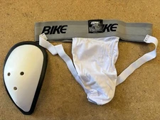 NEW BIKE STRAP SUPPORTER JOCKSTRAP W/CUP MENS LARGE BAHC17