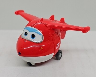 Super Wings Transform-A-Bots JETT 2'' Toy Action Figure Cake Topper FREE SHIPPING