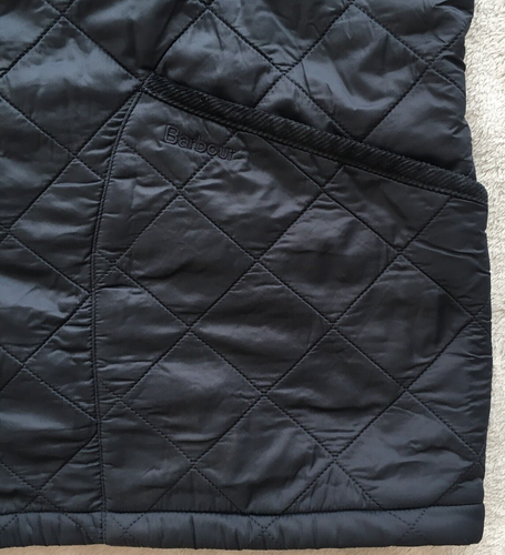 Barbour Perble mens Black Quilted Waistcoat Vest Gilet size XL - Picture 3 of 10