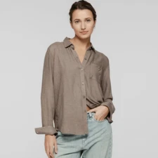 Nwt RAILS Hunter Shirt in hazelnut Heather Women’s Size S