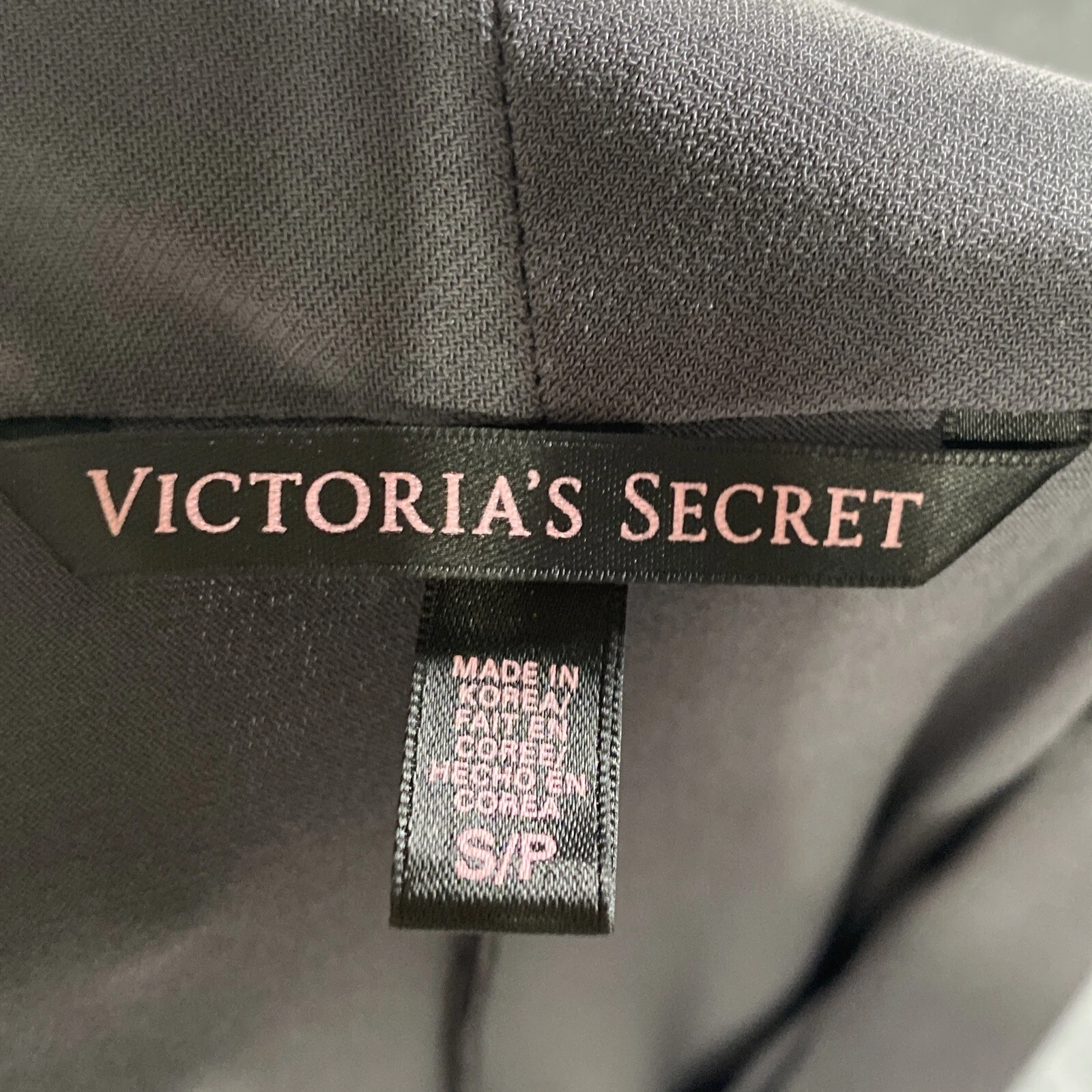 UNDERCOVER Abito Victorias Secret donna piccolo grigio massiccio collo a V manica lunga