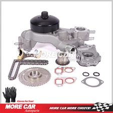 Timing Chain Kit Water Pump High Volume Oil Pump for 2006-2017 Chevrolet GMC V8