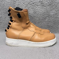Nike Air Force 1 Rebel XX Mujer Talla 7.5 Tenis Bota Zapatos Praliné Bronceado Blanco