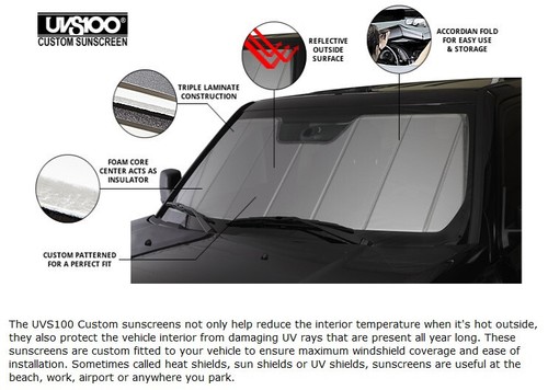 Used CoverCraft Blue Sunscreen Sun Shade for Subaru 2013-2016 UV11251BL U - Picture 10 of 21