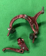 OLDSCHOOL BMX BRAKE SET RED, LEE CHI,MONGOOSE,GENERAL 