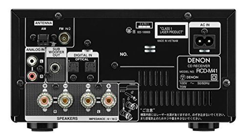 Denon RCD-M41 CD Receiver System M Series Radio Discrete