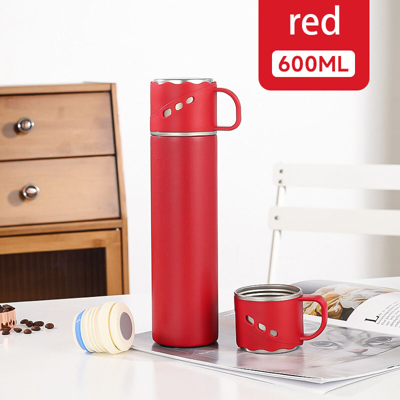 Thermos Glass Vacuum Flask Insulated Hot Cold Drinks Travel Flask Mug Coffee Cup eBay