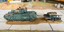 Churchill AVRE towing gutted carrier, Plastic Soldier Co, 1/72 wargames