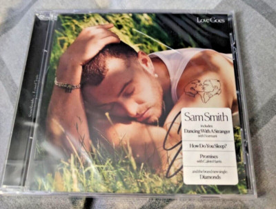 Sam Smith Love Goes hand signed CD Promises how do you sleep Diamonds gift
