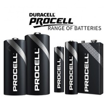 Duracell Procell AA AAA C D 9V Batteries Professional Use Alkaline 