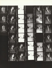 Original Contact Photo Sheet & Negatives Michael Landon & Children Wedding 1983