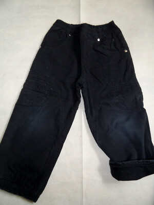 Steiff beautiful lined cargo pants dark blue size 98 top st1021