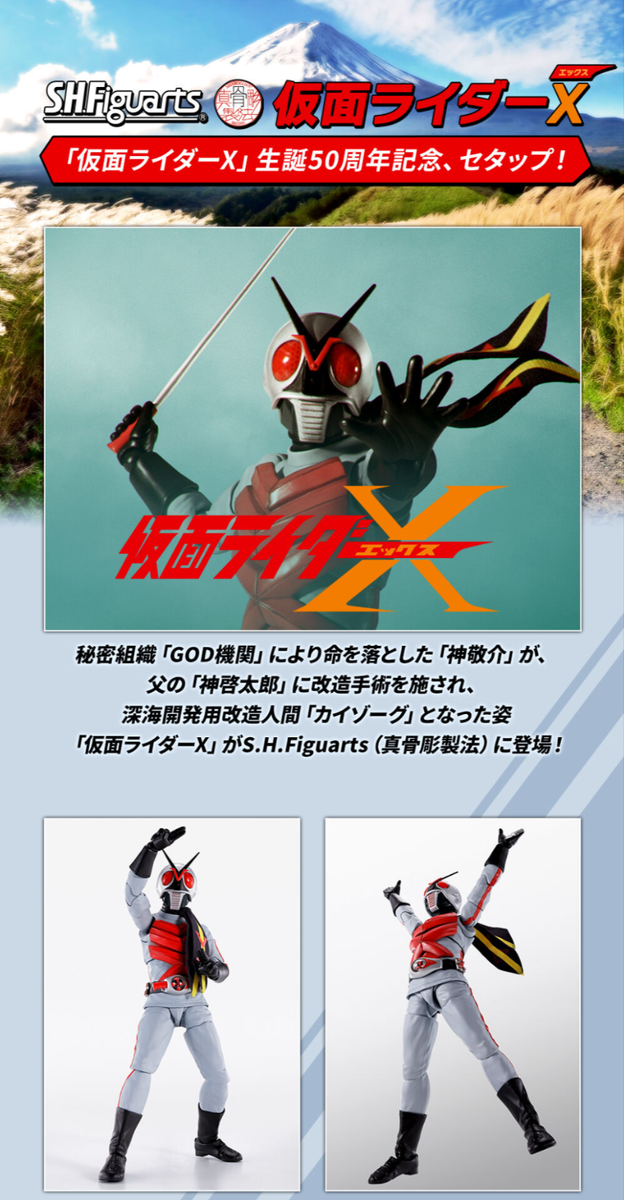 S.H.Figuarts Shinkocchou Seihou Kamen Rider X Action Figure