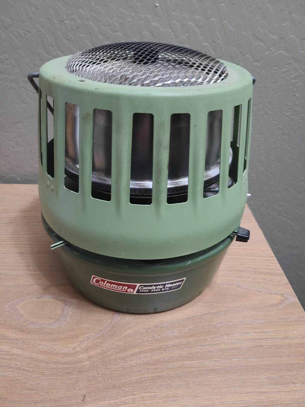 Vintage Coleman Catalytic Heater Avocado 513A708 Dial-Temp 3000-5000 BTU -  Disability Policy Seminar