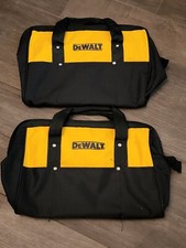  2 DeWALT 15" 9" 10" Heavy Duty Nylon Contractor Tool Bags N772413 - NEW 