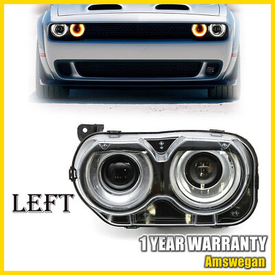 For 2015-2020 Dodge Challenger Front Halogen Headlamp Headlight Driver Side LH