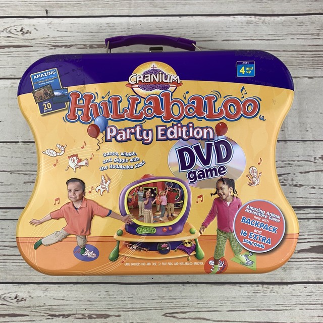 Cranium Hullabaloo DVD Party Edition Animal Adventure Game Tin 32 Pads ...