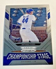 2021 Panini Prizm Baseball #CS8 Anthony Rizzo Championship Stage Chicago Cubs