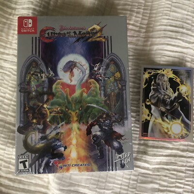 Bloodstained Curse Of The Moon 2 Switch Limited Run Games LRG Trading Card Mint