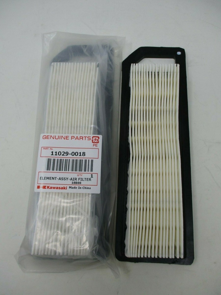 2 Genuine Kawasaki 11029-0018 Air Filter 11029-7016 Toro 108