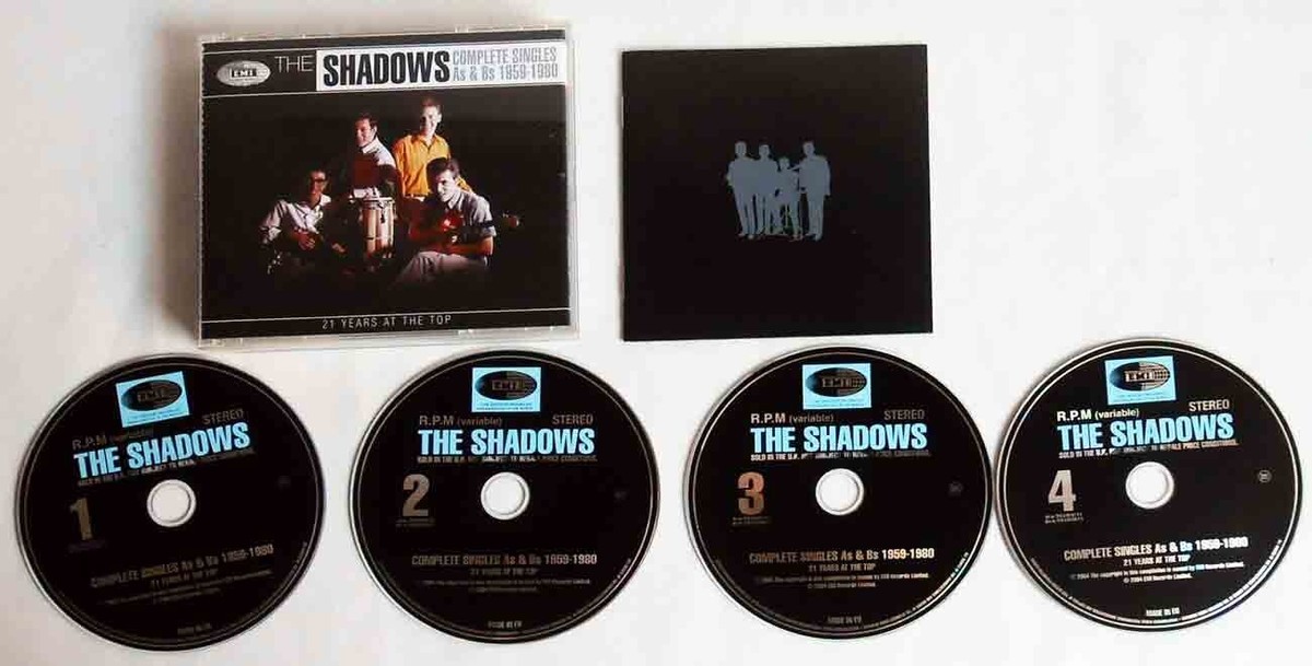 4 CD Box Shadows: Complete Singles A´s & B´s 1959 - 1980 (EMI