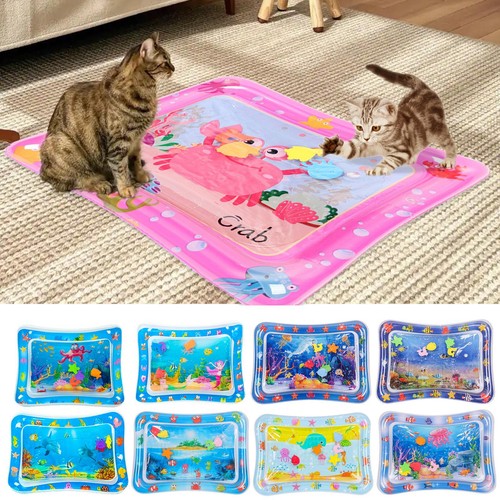 Sensor Water Playmat, Thickened Water Sensor Play Mat for Pet Play
