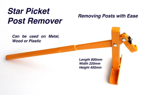 Star Picket Fencing Steel Pole Remover Farming Tool Fence Post Lifter Puller - Picture 4 of 9