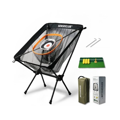 Foldable Chipping Net with Mat & Balls, Indoor Golf Practice Chippi... Fast Ship