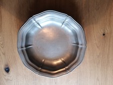 Feinzinn Engel Schale Sch&uuml;ssel Engelszinn Zinnschale Zinn Silber