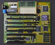 PCChips M321 Rev. 3.1 386 AT Vintage Retro Motherboard with ULSI Math ISA, CHIP