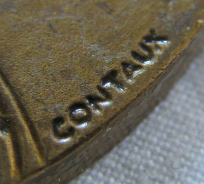 Médaille Bronze 50mm – Contaux 1972 – Coupe / Pétanque / Boules (Collection Française)
