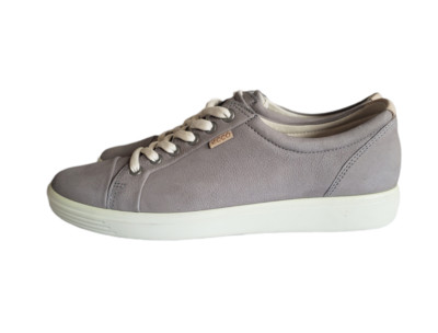 Ecco Soft 7 Warm Grey Casual Sneakers Women s Size EU 41 US 10-10.5 Shoes