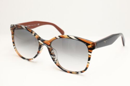 Prada SPR06YS 06 06V5S0 Abstract Orange Dark Gray Sunglasses  display picture 3