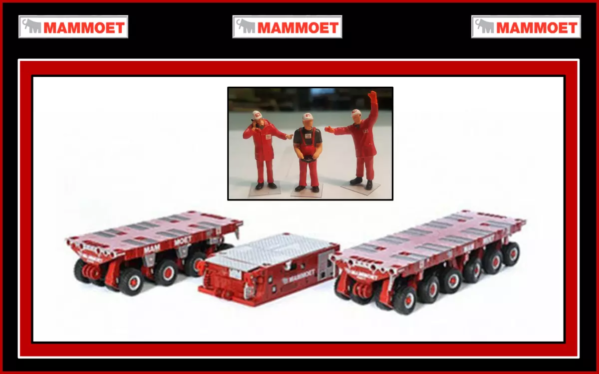 1/50 IMC MAMMOET SPMT + PPU (4+6) + 3 MAMMOET Custom Figures