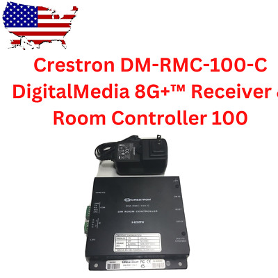 Crestron DM-RMC-100-C  DigitalMedia 8G+  Receiver  Room Controller 100