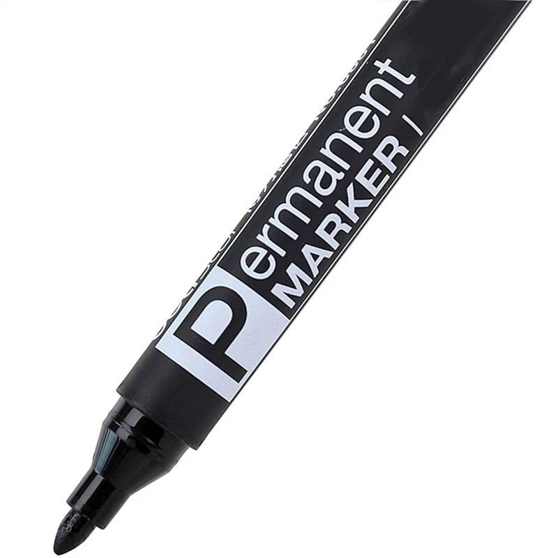 10er-Set Permanent Mark schwarz Blau Rot 14cm Aufzählungszeichen Pens - Bild 2 von 4